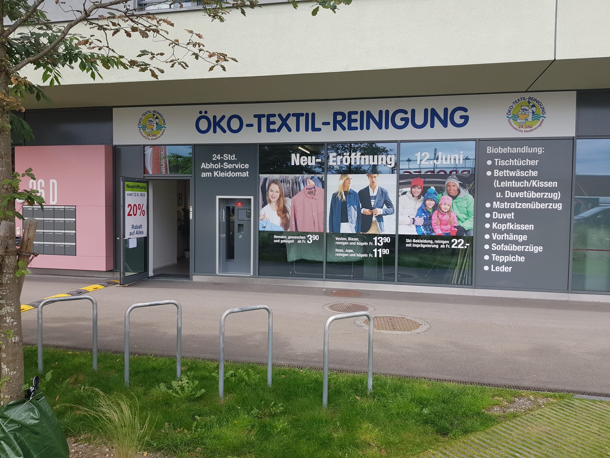 Oeko-textil-Reinigung-Pratteln-Aussenansicht